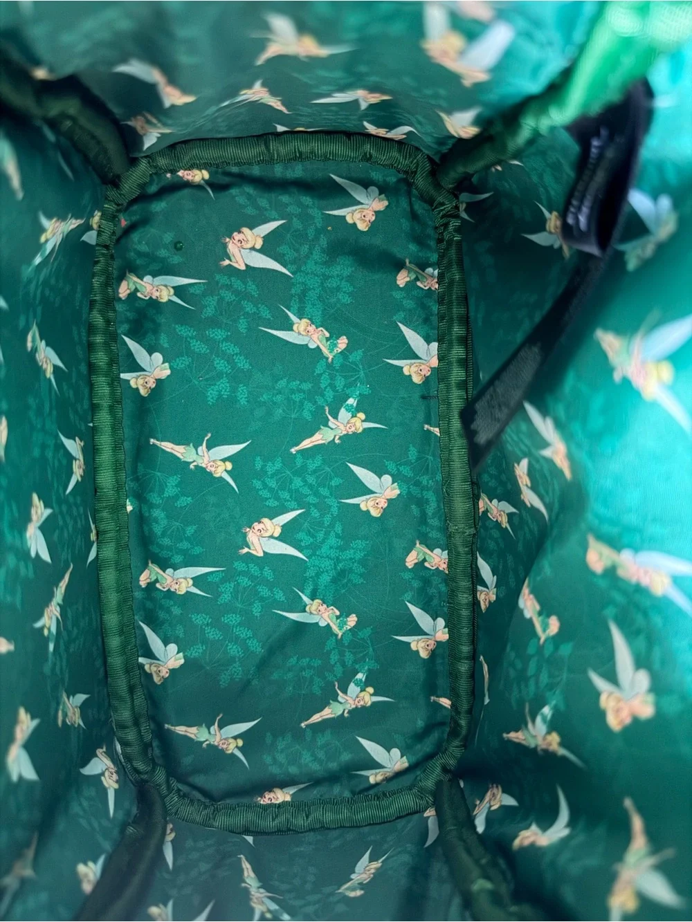Disney Tinker Bell Green Sequin Loungefly